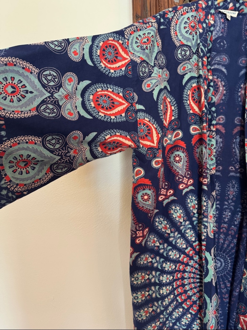 Earthbound Trading Co. Mandala Kimono Duster - Picture 5 of 8